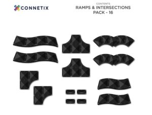 Connetix Magnetbausteine Ramps & Intersections Pack - 16 Teile Inhalt